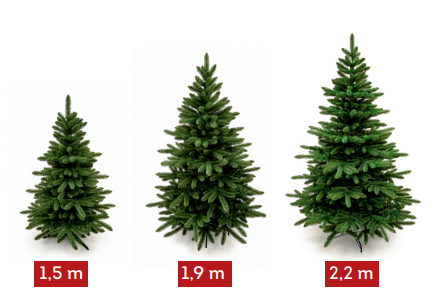 Choinka sztuczna Jodła Hiszpańska 150 cm PCV stojak plastikowy