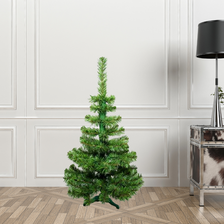 Choinka sztuczna Jodła Polska Naturalna 120cm stojak plastikowy