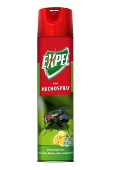 Expel Muchospray o zapachu cytrynowym 400 ml