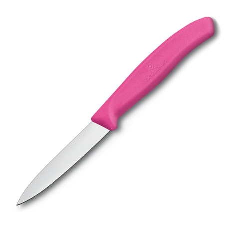 Nóż do warzyw Victorinox 6.7606.L115 – Swiss Classic, różowa rękojeść, ostrze 8 cm
