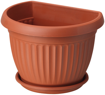 0142-010 dona naścienna 20 z podstawką terrakota