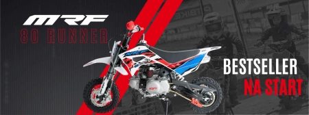 Pit bike MRF 80 Runner – idealny motocykl dla dzieci 7–10 lat