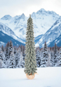 Choinka sztuczna Świerk Srebrny Smukły 160 cm