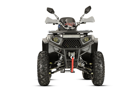 Quad Barton Raze 200 szaro-czerwony