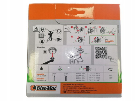 Głowica Oleo-Mac LONGLIFE 2.4 mm Ø130 mm