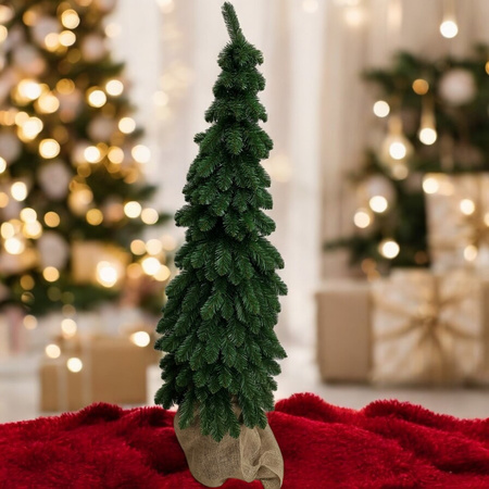 Choinka sztuczna Świerk na pniu Aurora 170 cm Wysoka Wąska Smukła choinka