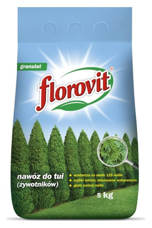 Florovit nawóz do tui (żywotników) worek 5 kg Inco
