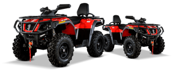 Quad Hisun Tactic 550  Hisun Motors Model ATV Tactic 550 czerwony