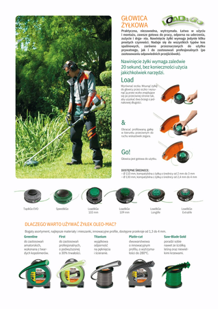 Głowica Oleo-Mac TAP&GO EVO 2.4 mm Ø110 mm