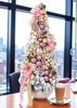 Choinka Stożek 75 cm Pastelowa Kompozycja Świąteczna