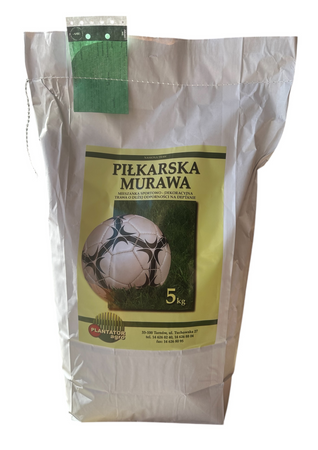 Nasiona trawy Piłkarska Murawa 5 kg na 200 m²