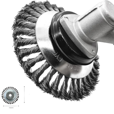 Szczotka druciana DERUSTING WEEDING WHEEL