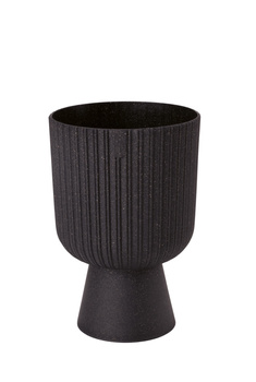 Doniczka Keli Mika Petit Eco Wood  14 głęboka czerń