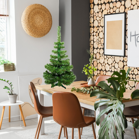 Choinka sztuczna Jodła Polska Naturalna 100cm stojak plastikowy