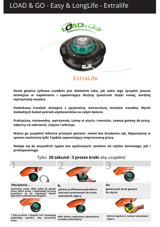 Głowica Oleo-Mac EXTRALIFE 3.0 mm Ø130 mm