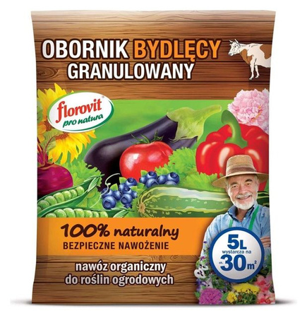 Florovit pro natura obornik granulowany bydlęcy worek 5 L Inco
