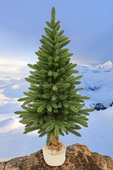 Choinka sztuczna na pniu Jodła Karpatia 190 cm PVC