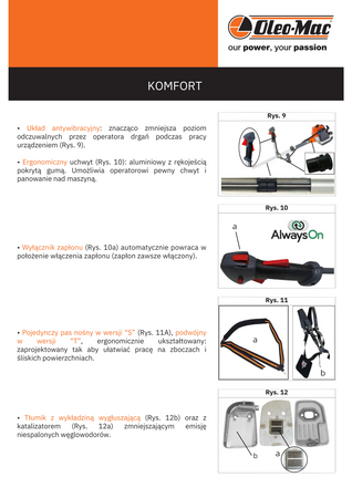 Kosa Oleo-Mac Sparta 381 T kosa spalinowa do trawy wykaszarka podkaszarka podcinarka trymer 2KM klasa premium 61339070e2 OGRODY Oficjalny dystrybutor Autoryzowany dealer i serwis Oleo-Mac