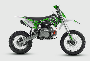 Motor Cross Barton NXT 125 zielony  Najlepszy Cross Bike Terenowy dla Początkujących Off-Roadowców