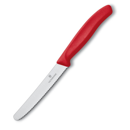 Nóż do warzyw i owoców Victorinox 6.7831 – Swiss Classic, czerwony, ostrze 11 cm