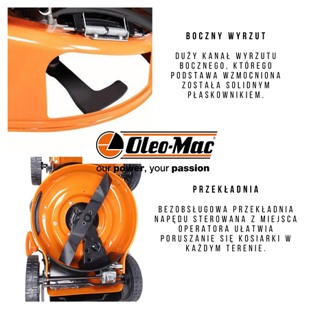 Kosiarka Oleo-Mac GMC 48 TK ALLROAD4 Kosiarka spalinowa z napędem MASTER CLASS PREMIUM 66119233E5 OGRODY Oficjalny dystrybutor Autoryzowany sklep i serwis Oleo-Mac