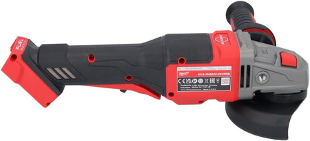 Szlifierka kątowa Milwaukee M18 FHSAG125XPDB-0X śr. 125 mm, 18 V, FUEL™, w walizce, bez wyposażenia