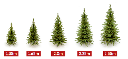 Choinka sztuczna Świerk Natura PE+PCV 225 cm stojak metalowy