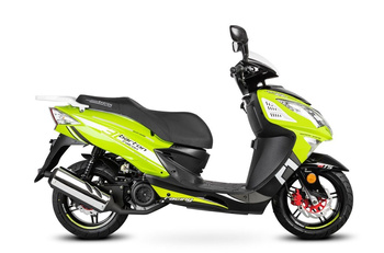 Barton Skuter Falcon 125 czarno-limonkowy