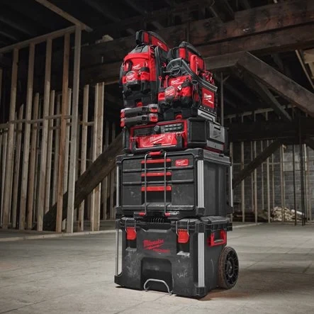 Skrzynia na narzędzia PACKOUT z 2+1 szufladami Milwaukee, 4932493190, 564 x 414 x 363 mm, ładowność 22 kg
