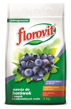 Florovit nawóz do borówek i innych kwaśnolubnych 3kg Inco