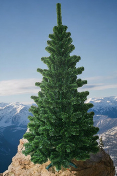 Choinka sztuczna Sosna Zielone Końce 250 cm Gęsta Tradycyjna Choinka