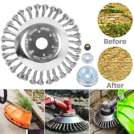 Szczotka druciana DERUSTING WEEDING WHEEL