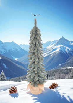 Choinka sztuczna Świerk Srebrny Smukły 100 cm