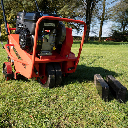 Weibang Aerator WB457AB aerator spalinowy do trawy rurkowy bębnowy 5 KM B&S Briggs & Stratton 750 Series WB457 / WB 457 OGRODY Oficjalny dystrybutor Autoryzowany sklep i serwis Weibang