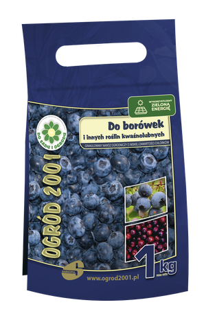 Nawóz Ogród 2001 do borówki amerykańskiej  i kwasolubnych 1kg 