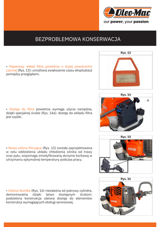 Kosa Oleo-Mac Sparta 441 T kosa spalinowa do trawy wykaszarka podkaszarka podcinarka trymer 2.2KM premium 61339050E2 OGRODY Oficjalny dystrybutor Autoryzowany dealer i serwis Oleo-Mac