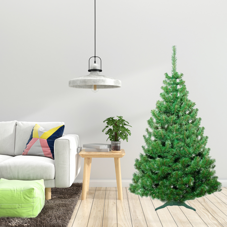 Choinka sztuczna Jodła Polska Naturalna 180cm stojak plastikowy