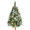 Choinka sztuczna Sosna Diamentowa PE z jarzębiną na pniu 180 cm
