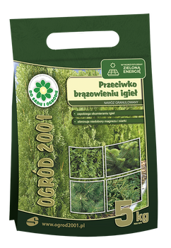 Nawóz Ogród 2001 przeciwko brązowieniu igieł 5 kg
