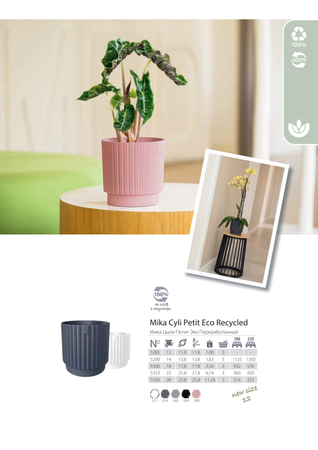 5285-040 Mika Cyli Petit Eco Recycled 12 platyna