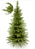 Choinka sztuczna Świerk Natura PE+PCV 225 cm stojak metalowy
