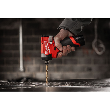 Subkompaktowa zakrętarka udarowa 1/4" HEX 12 V Milwaukee M12 FID2-0, FUEL™, bez wyposażenia