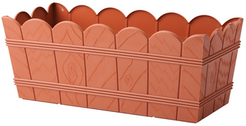 2736-010 skrzynka drewnopodobna 40 terakota