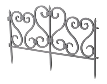 0945-059 płotek ozdobny kuty 2.45 ( 5 elementów) beton