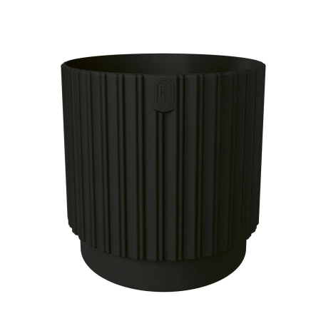 Doniczka Osłonka Mika Cyli + Wkład Mika Cyli 40 głęboka czerń