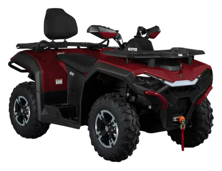 Quad Hisun Guardian 550 bordowy Lekki ciągnik rolniczy