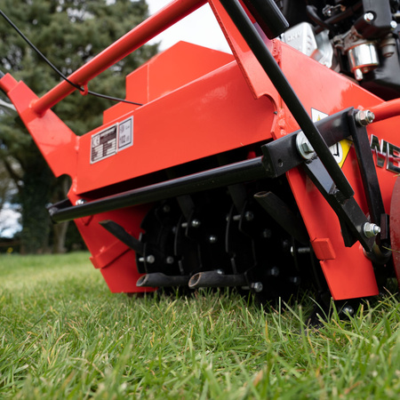 Weibang Aerator WB457AB aerator spalinowy do trawy rurkowy bębnowy 5 KM B&S Briggs & Stratton 750 Series WB457 / WB 457 OGRODY Oficjalny dystrybutor Autoryzowany sklep i serwis Weibang