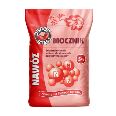 Ogród Start Mocznik 5 kg – Uniwersalny Nawóz Azotowy