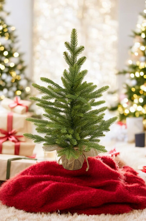 Choinka sztuczna Mini Kaukaski Świerk 90 cm 100% PE Mała Choinka