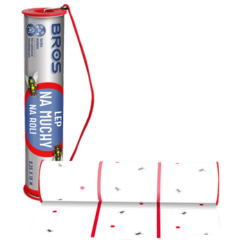 Bros lep na muchy na roli